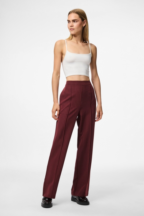 Pieces pcbozzy hw wide striped pants noos